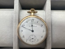 VTG SOUTH BEND 429 19J 12S POCKET WATCH 20YR GF CASE WBP017440