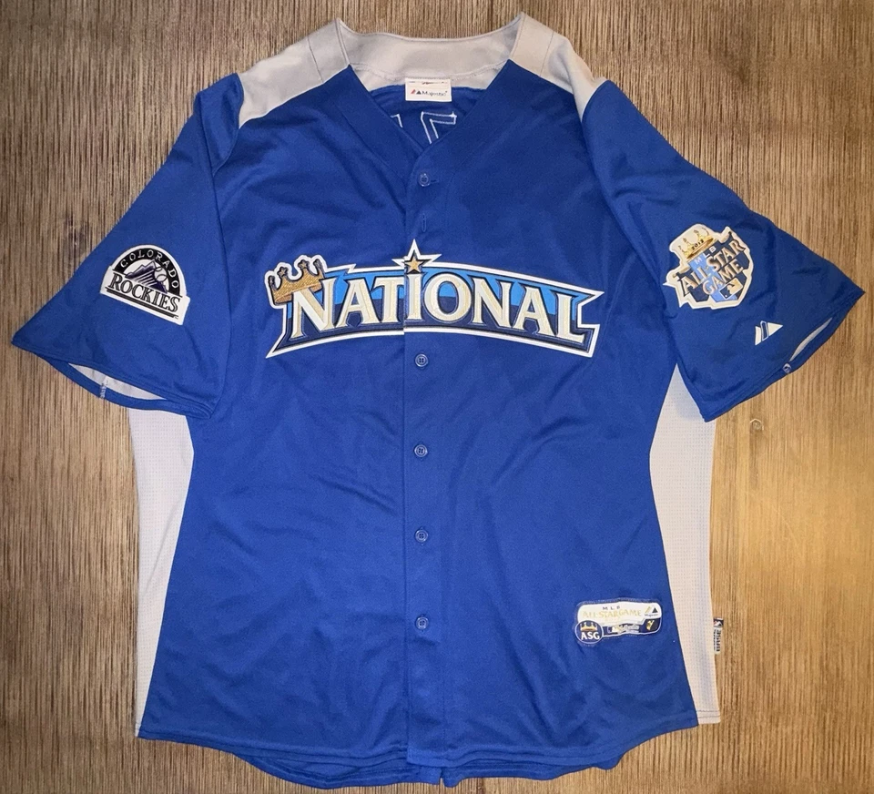 Carlos Gonzalez Autographed 2012 All-Star Game Jersey Size: 2XL Colorado Rockies - Image 3 of 4