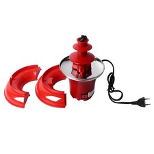 .3 Tier Electric Chocolate Fondue Fountain Machine For Parties Dip Strawberries