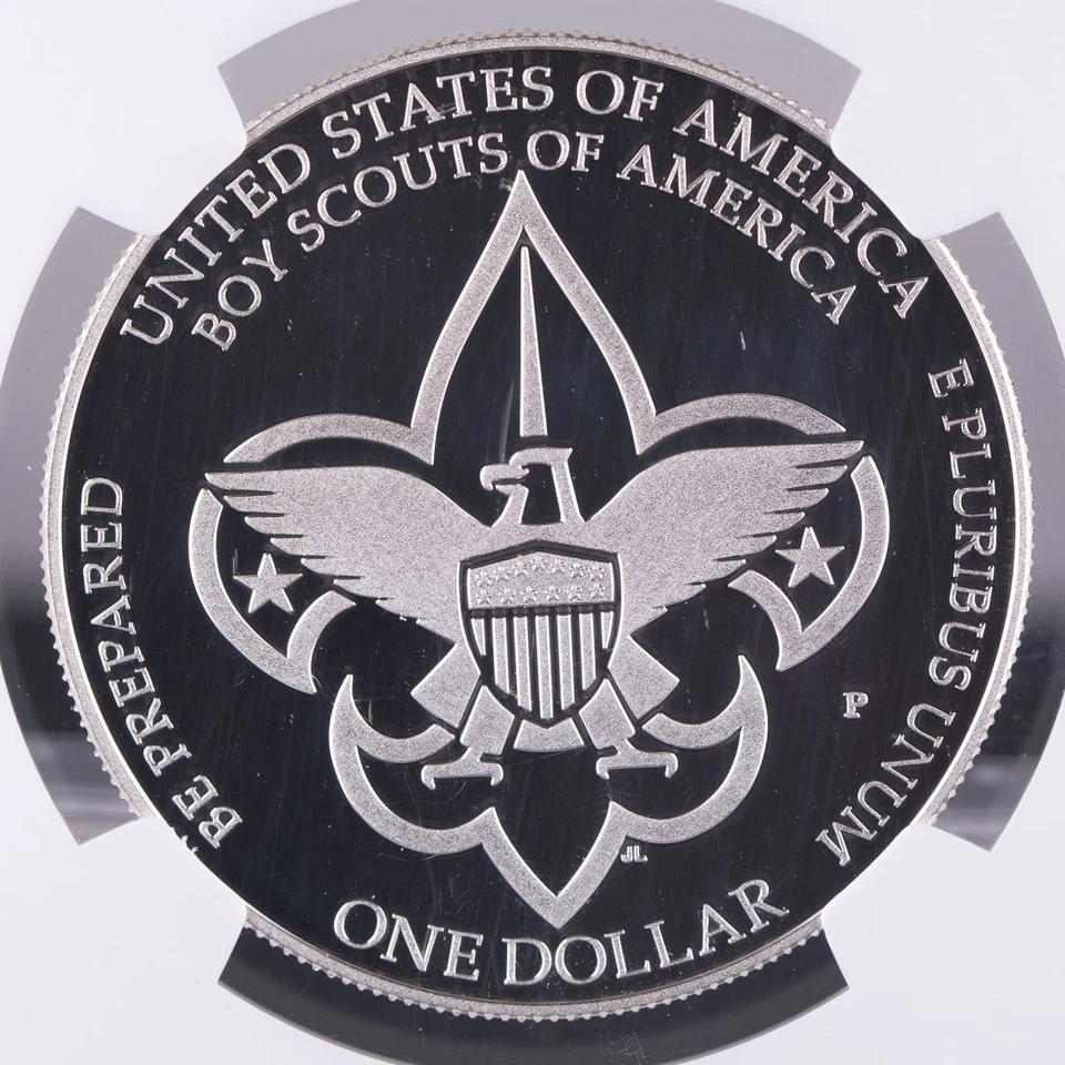 Certified 2010-P Silver $1 NGC PF69 Ultra Cameo Boy Scouts  - Image 4 of 4