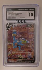 CGC 10 Machamp V 073 Gem Mint Full Art Alternate SR Pokemon Card Time Gazer JP