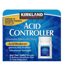 Kirkland Acid Controller 20mg 125 Tablets Famotidine Heartburn Relief FSA