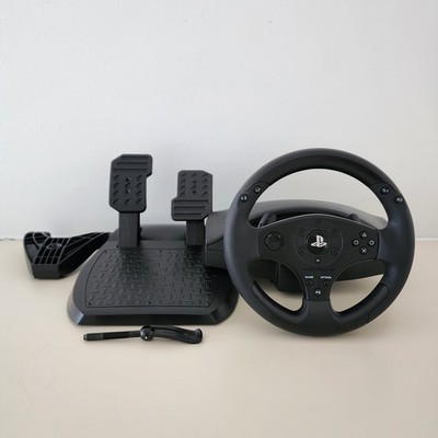 Thrustmaster T80 For PC/PS3/PS4 Racing Steering Wheel w/ Clamp & Pedals - Black