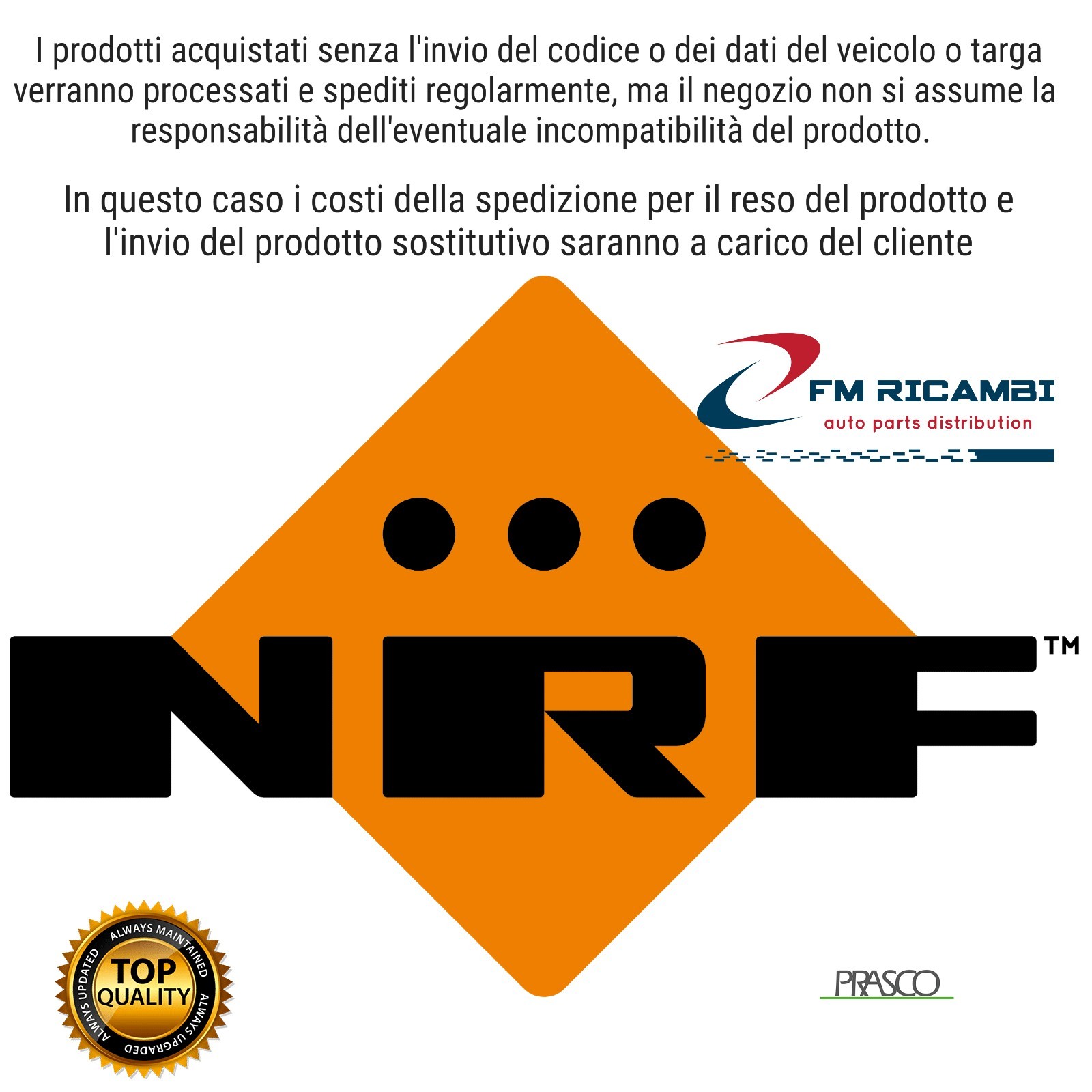 53216 NRF NRF SCAMBIATORE DI CALORE