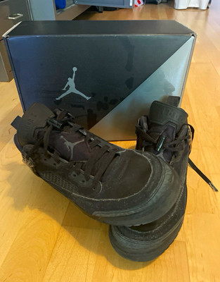 Jordan Air Jordan 4 Herren Sneaker Schwarz Mid Top EU 41 Schnürung Basketball