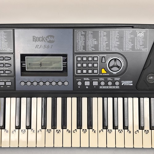 RockJam RJ-561 Digital Keyboard Portable Synthesizer | Tested | Power Cord - Picture 3 of 13