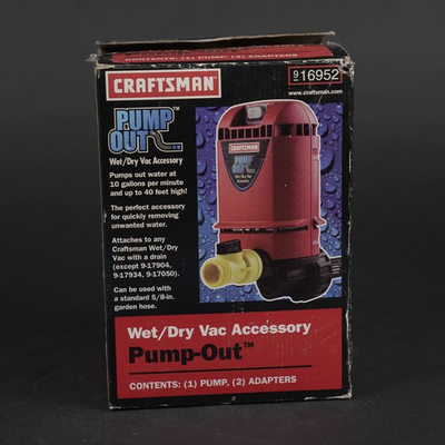 #ad #ad CRAFTSMAN Water Pump Wet Dry VAC Accessory PUMP OUT Model 9 16952 $89.95