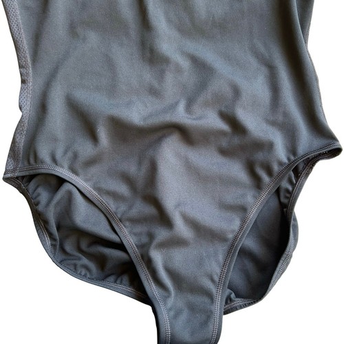 NWT Nike Water Polo Suit One Piece Black Mesh Swimsuit High Neck zipper Sz 42 16 - Picture 2 of 10