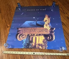 KINGDOM COME 1991 CD/RECORD STORE PROMO POSTER Hands Of Time 80s Hair Metal Band