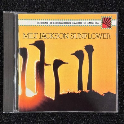 Milt Jackson Sunflower CD 1987 CBS Associated Reissue CTI Jazz Remastered