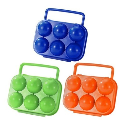 6 Grid Eier Lagerung Box Tragbare Ei Träger Eier Container Camping Ei Halter