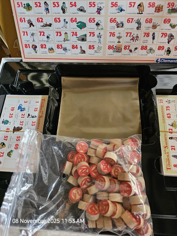 Tombola Vintage La Smorfia Napoletana - Immagine 3 di 4