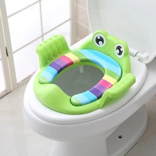 Baby Child Potty Toilet Trainer Seat Step Stool Ladder Adjustable Training Chair