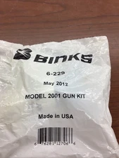 BINKS Model 2001 Gun Repair Kit for Spray Gun Rebuild and Maintenance