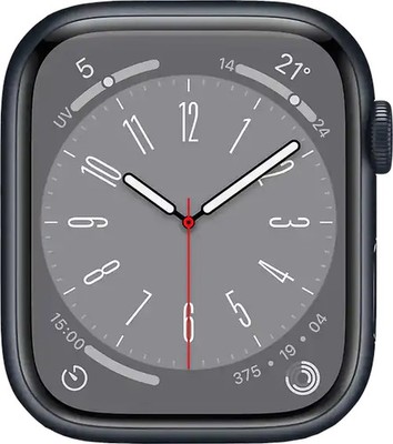Apple Watch Series 8 45 mm Aluminiumgehäuse mitternacht [Wi-Fi + Cellular]