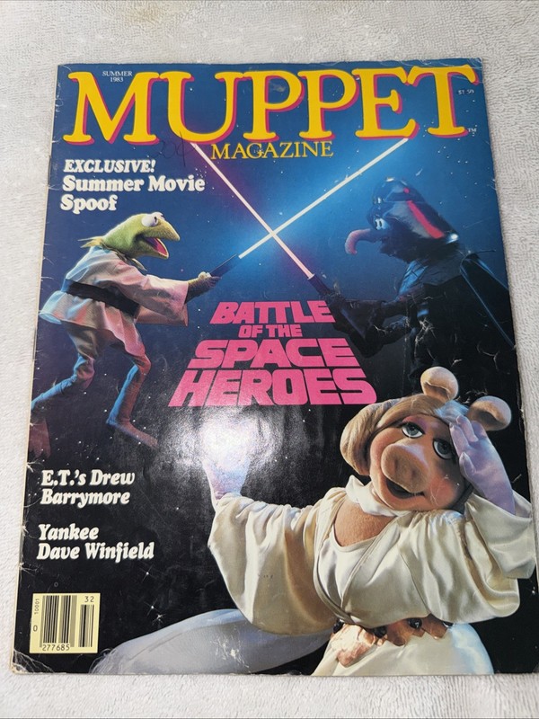 Muppet Magazine Summer 1983 “Battle Of The Space Heroes “ Star Wars