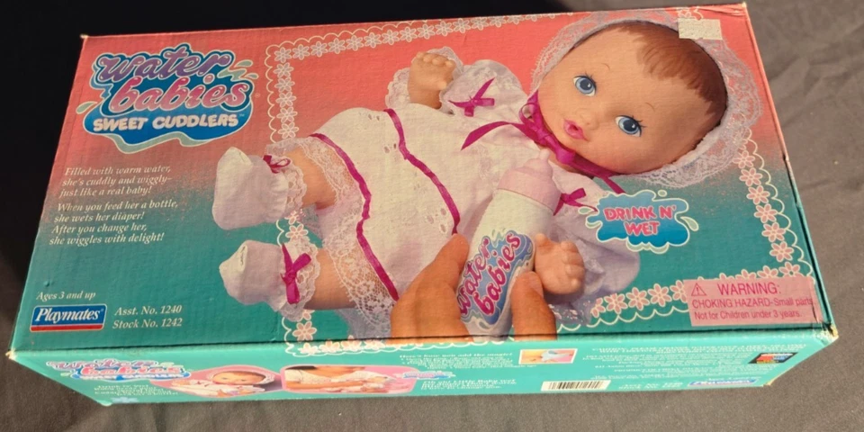Playmates Water Babies Sweet Cuddlers Drink n wet Baby Sealed NIB 2000 - Image 3 of 4