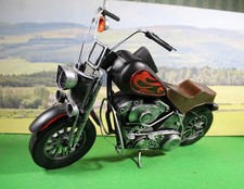 Large Replica Tinplate Vintage Motorcycle model- Display Item, 34 x 14 x 22 cm.