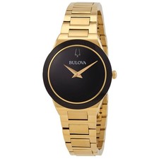 Orologio Donna Bulova Millennia Quarzo Quadrante Nero 97L175