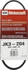 Water Pump Serpentine Belt Motorcraft JK3204 for Fusion/Milan 3.0L
