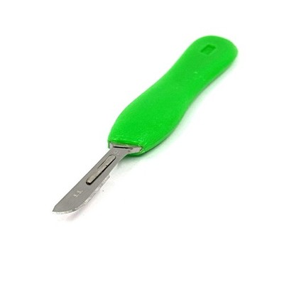 Scalpel Handle No. 3 Ergonomic Stainless Steel Surgical Blade Holder #10 #11 #15