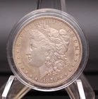 1879 Morgan Silver $1 • 90% Silver • Philadelphia (No MM) • VF/XF 🦅