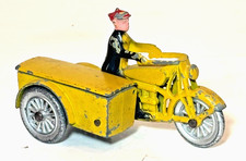 Vintage Tootsietoy 807 Funnies Smitty Diecast Toy Delivery Cycle 1933 Motorcycle