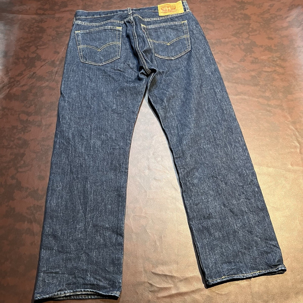 Men's 36x30 Levi's 501 Button Fly Blue Jeans CA00342 Inseam 29” | eBay