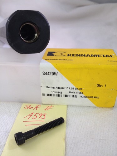 NEW 1-1/4" KENNAMETAL S-4420W NA9 INTERCHANGEABLE HEAD BORING BAR. -(A595)- - Picture 2 of 4