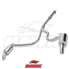 STAINLESS CAT BACK EXHAUST SYSTEM FOR LAND ROVER DISCOVERY 4 3.0 TDV6 10-15