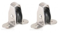 2Er Steh-Block Umlenkrolle Seilwinde Rolle Edelstahlrolle Segelblock 6Mm
