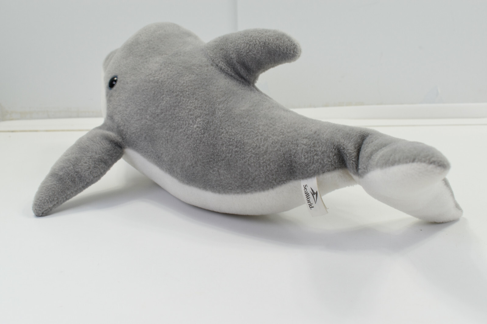 Baby Gray Dolphin 17” Seaworld Stuffed Plush Rare