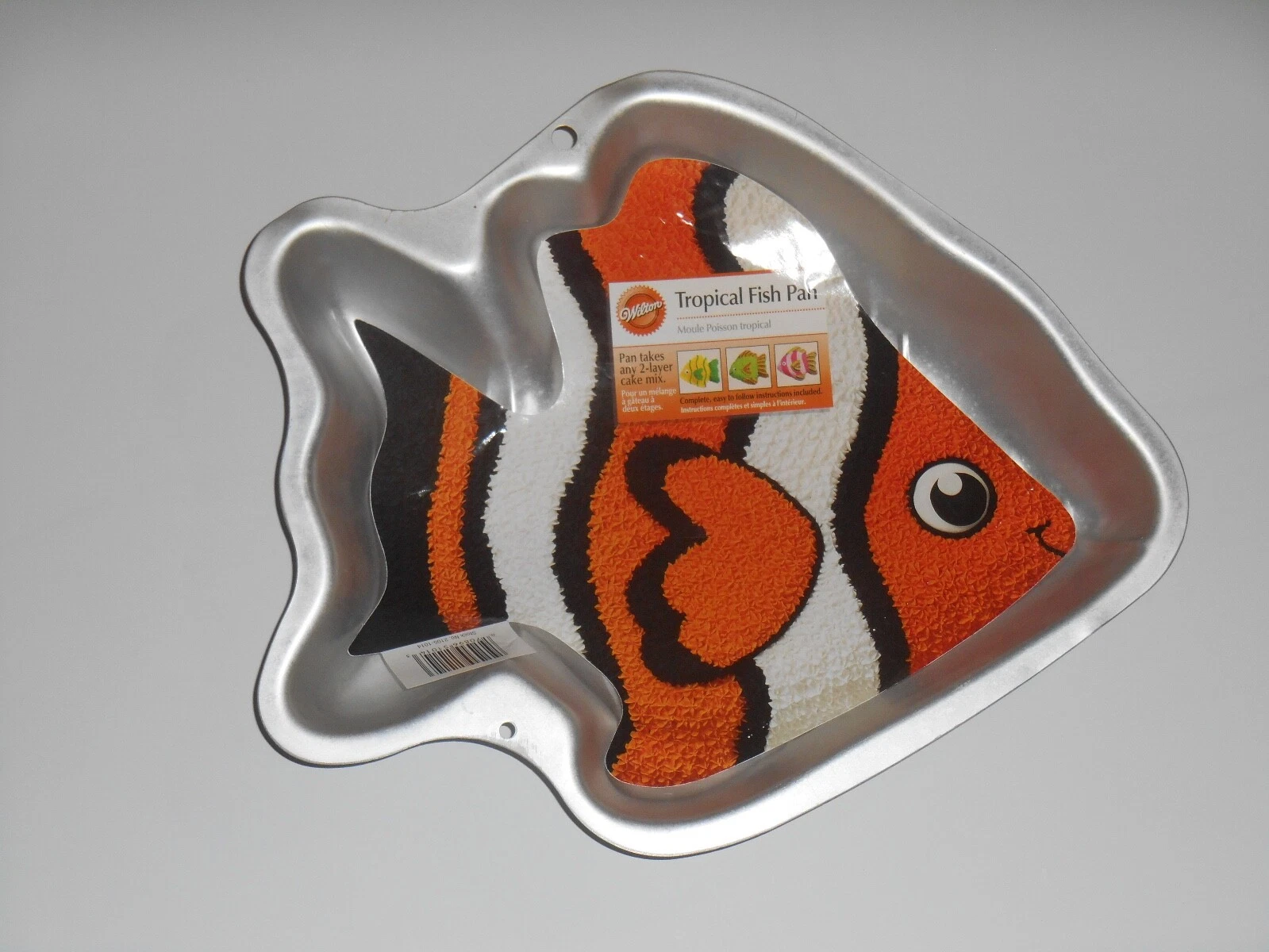 Vtg 2006 Wilton TROPICAL FISH Fisherman Nautical Party Cake Pan Mold #2105-1014