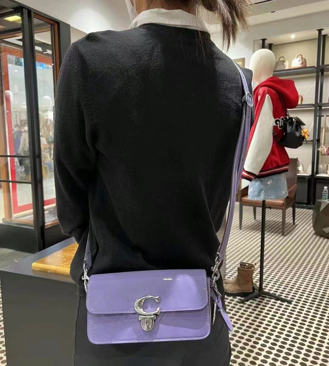 バッグ Vintage Coach Baguette Small Bag purple Vintage Coach Baguette Small Bag purple 4.3*10.2*2.3 inch | eBay