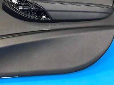 12-16 BMW F30 320I 328I 335I FRONT RIGHT DOOR PANEL BLACK W/ RED