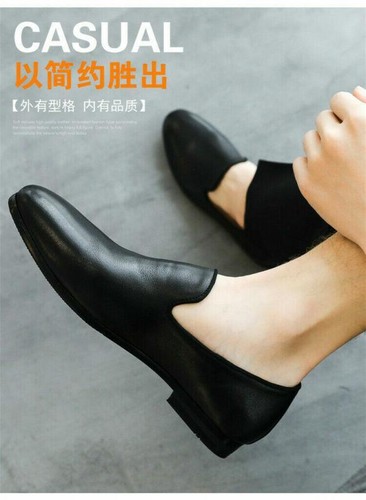 Herren Flache Slipper Fahren Leger Business Mode Halbschuhe Schuhe Größere Größe - Bild 6 von 11