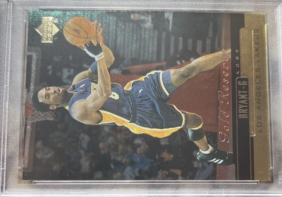 1999 Upper Deck Kobe Bryant Gold Reserve PSA 8 Fresh Slab HOF Lakers Black Mamba - Image 3 of 4