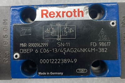 rexroth hydraulic DBEP 6 C06-13/45AG24NK4M-382 R900962999