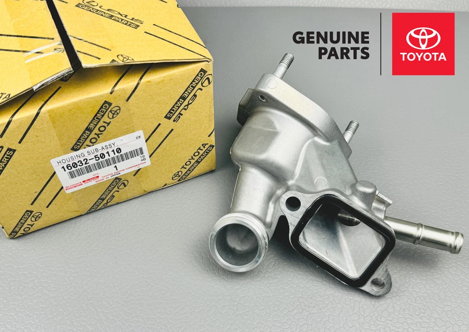 TOYOTA LAND CRUISER TUNDRA 4RUNNER LEXUS GS LS WATER INLET HOUSING 16032-50110 - Image 2 of 4