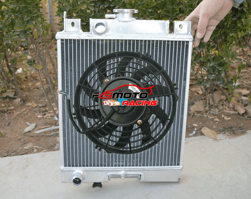 Radiateur+ Fan pour Suzuki Swift Geo Metro 1.0L 1.3L 1.6L 1989-1994 Manual MT - Foto 2 di 8