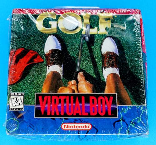 Virtual Boy Golf (Nintendo Virtual Boy, 1995) Factory Sealed w/Hang Tab