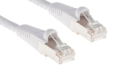 CAT6 Shielded Ethernet Patch Cable, Snagless, 1 Foot, W - Lifetime Warranty