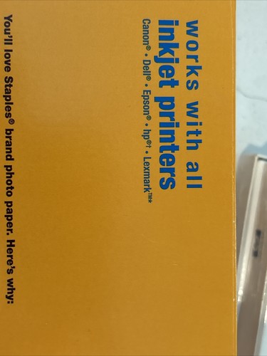 Lot Of 2 Staples Photo Supreme Paper, 8 1/2" x 11", Double Sided Matte, 50/Pack - Picture 5 of 7