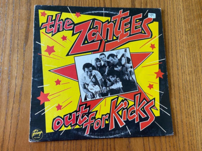 Bomp Productions 1980 Bomp Records BLP 4009 The Zantees Out For Kicks LP | eBay