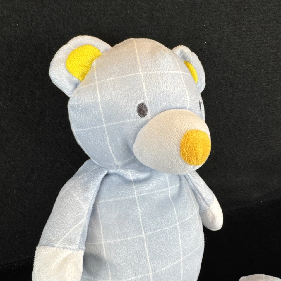 Oso de peluche azul Manhattan Toy Co 13" juguete de peluche 714303 EJ Foto 2 de 4