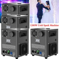 1200W Cold Spark Machine Stage Effect DMX Firework DJ Event Party Wedding w/Case