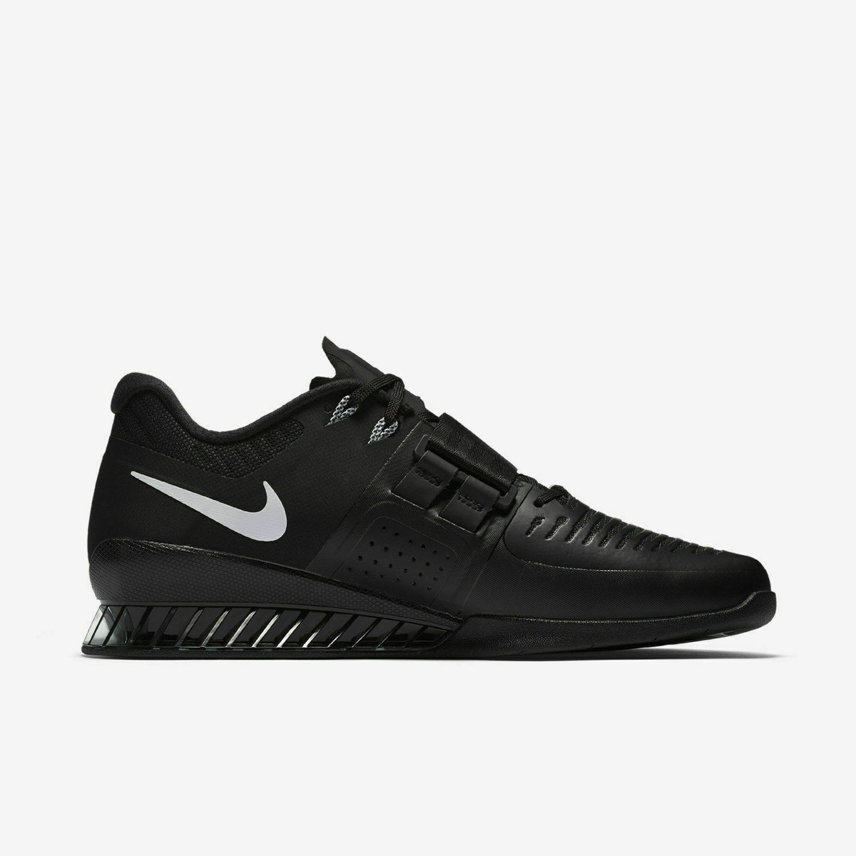 Nike MEN'S Romaleo 3 Black White Weightlifting Shoes SIZE 15