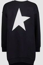 $225 Golden Goose Girl's Black Star Sweatshirt Size US 6