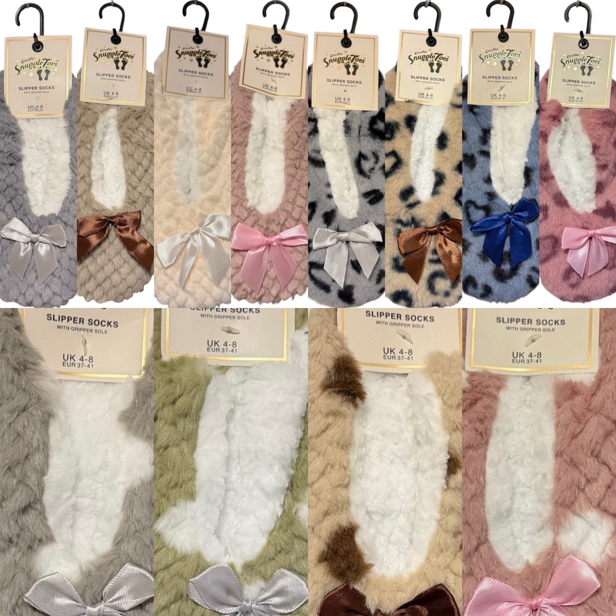 Slipper Socks Ballerina Ladies Slippers Ladies Sherpa Lined - Main Image