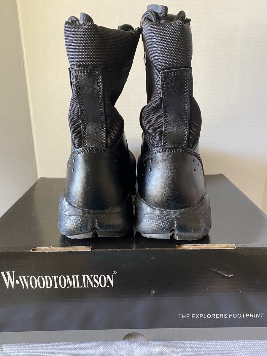 Never Worn Black Lace-Up Boots by W. Woodtomlinson Amazon.com: WWOODTOMLINSON Men main image 3